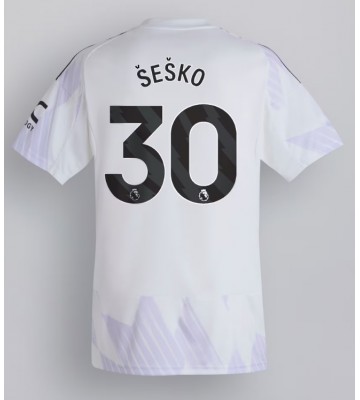 Manchester United Benjamin Sesko #30 Bortatröja 2025-26 Kortärmad